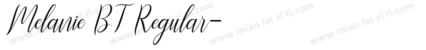 Melanie BT Regular字体转换